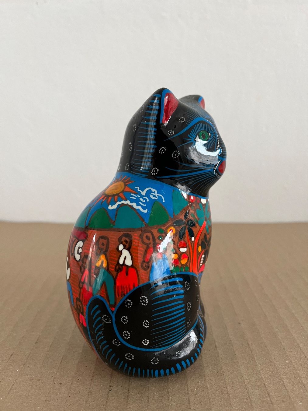 Statuette: Popart / Katze aus Ton – Usato da Wetzikon ZH venduto da seli03 1