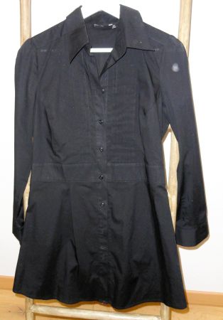 Chemise noire longue - Nife
