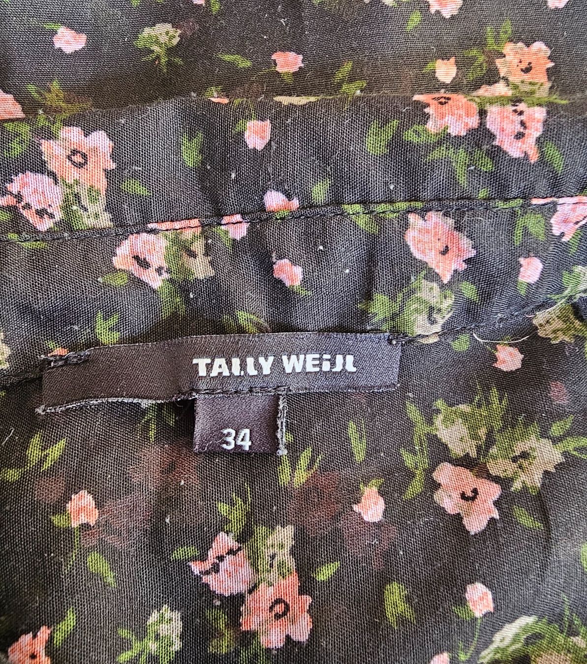 Tally Weijl Camicette: leichte Bluse gr. 34 geblümt, luftig & locker Boho Hippie – Usato da Füllinsdorf venduto da Sunnebliemli7 2