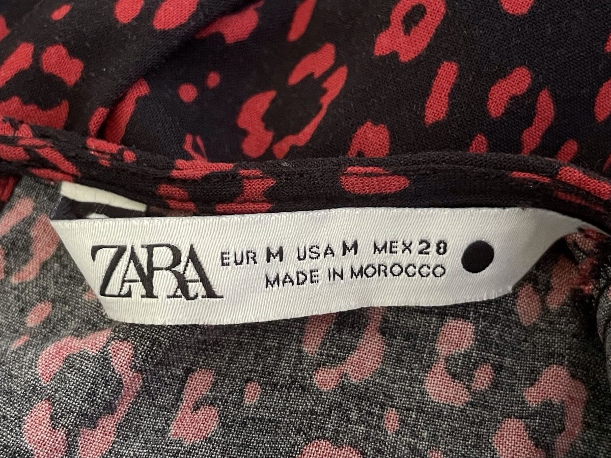 Zara Kleider: Zara robe en viscose à motif léopard, taille M – Neu (gemäss Beschreibung) aus Vuadens von Nina11 3