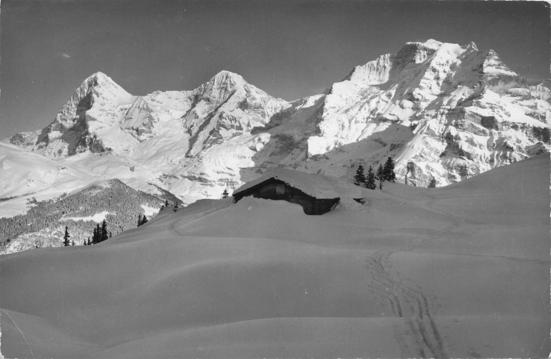 Cartoline postali: Bei murren – Usato da Biasca venduto da Blenio71