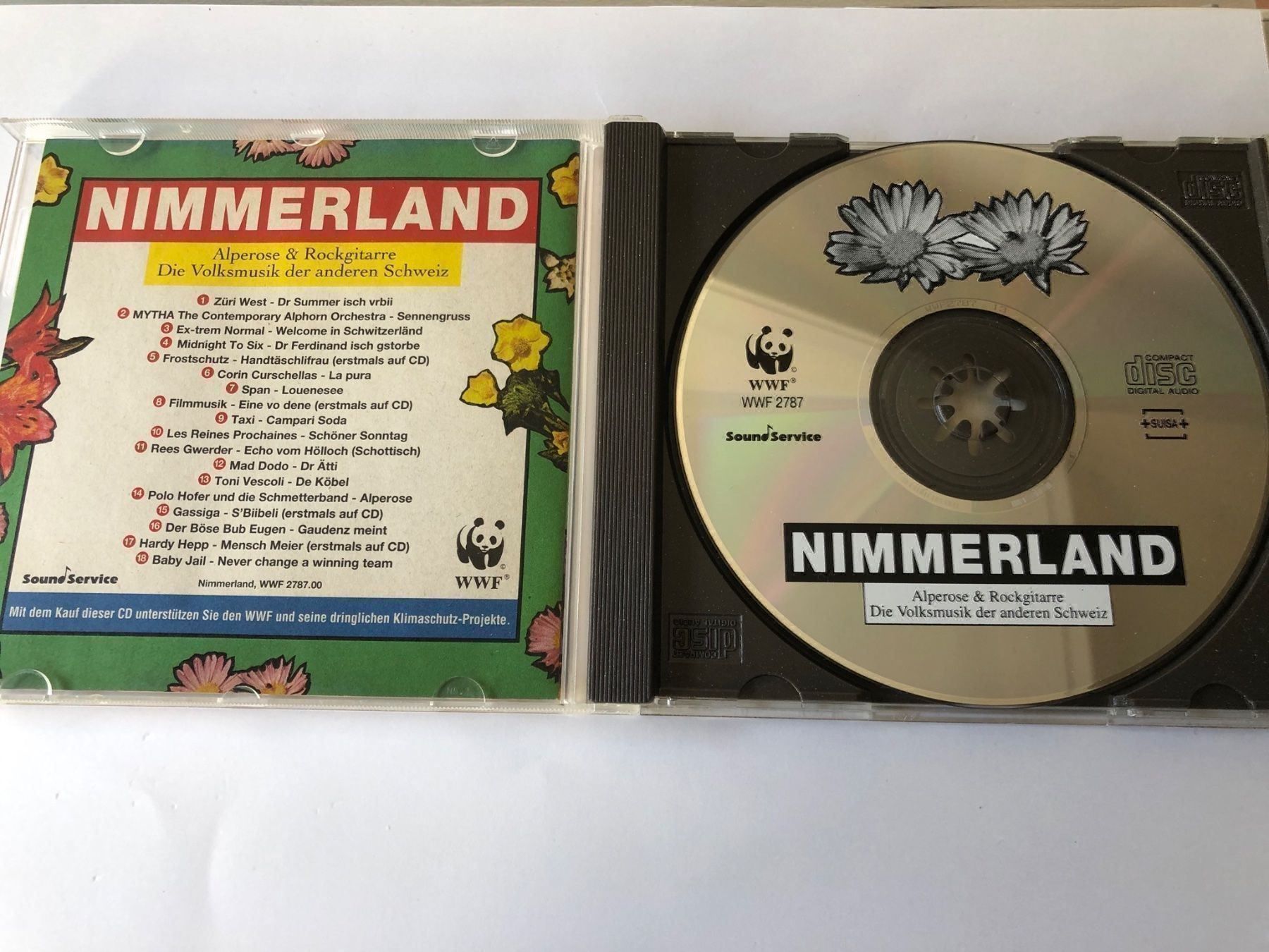 CD: Nimmerland - Alperose & Rockgitarre – Usato da Oberried Brienz venduto da Chyara 2