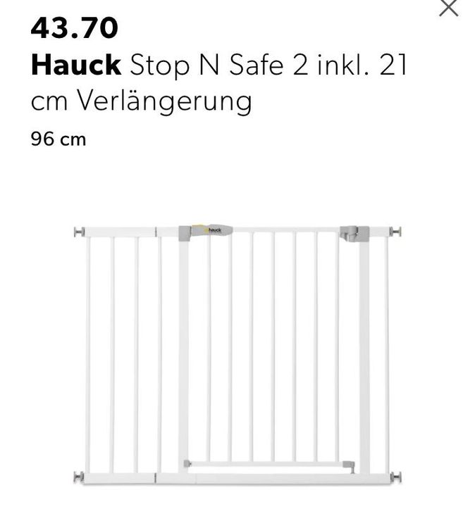 Hauck Close N Stop Metalen Traphek Verlengstuk Van 9 Cm Veiligheidshek Voor Kinderen Voor Openingen Van 84 89 Cm Sale 10192f
