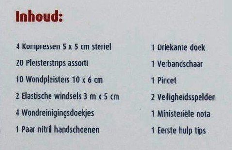 Kit di pronto soccorso: Erste-Hilfe-Set / Verbandskasten 46 teilig – Nuovo e nell'imballaggio originale da St. Gallen venduto da schnaeppchen-preise 3