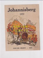 Etikette - Johannisberg 1959 /bd