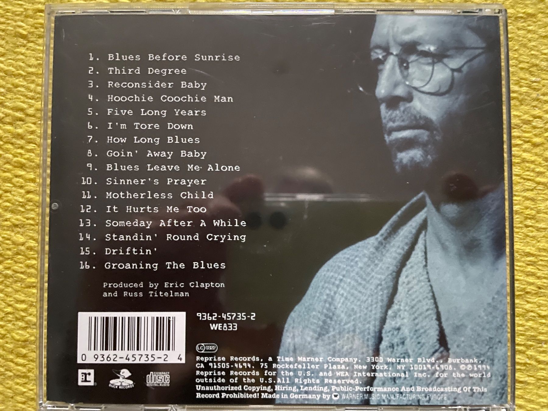 CD: ERIC CLAPTON-FROM THE CRADLE – Usato da Rorschacherberg venduto da CD-Roli 1