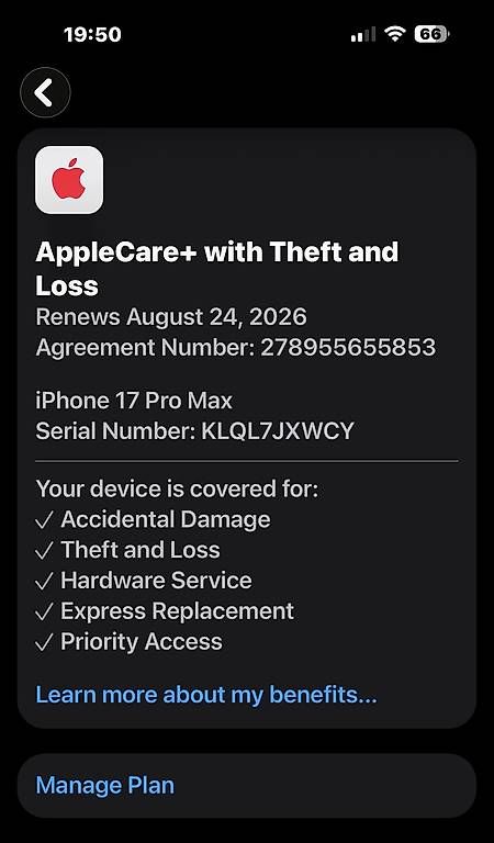 Telefoni cellulari / Smartphones: Iphone 17 Pro Max Silber 256 GB mit Apple Care+ – Usato da Bern venduto da Adhd 1