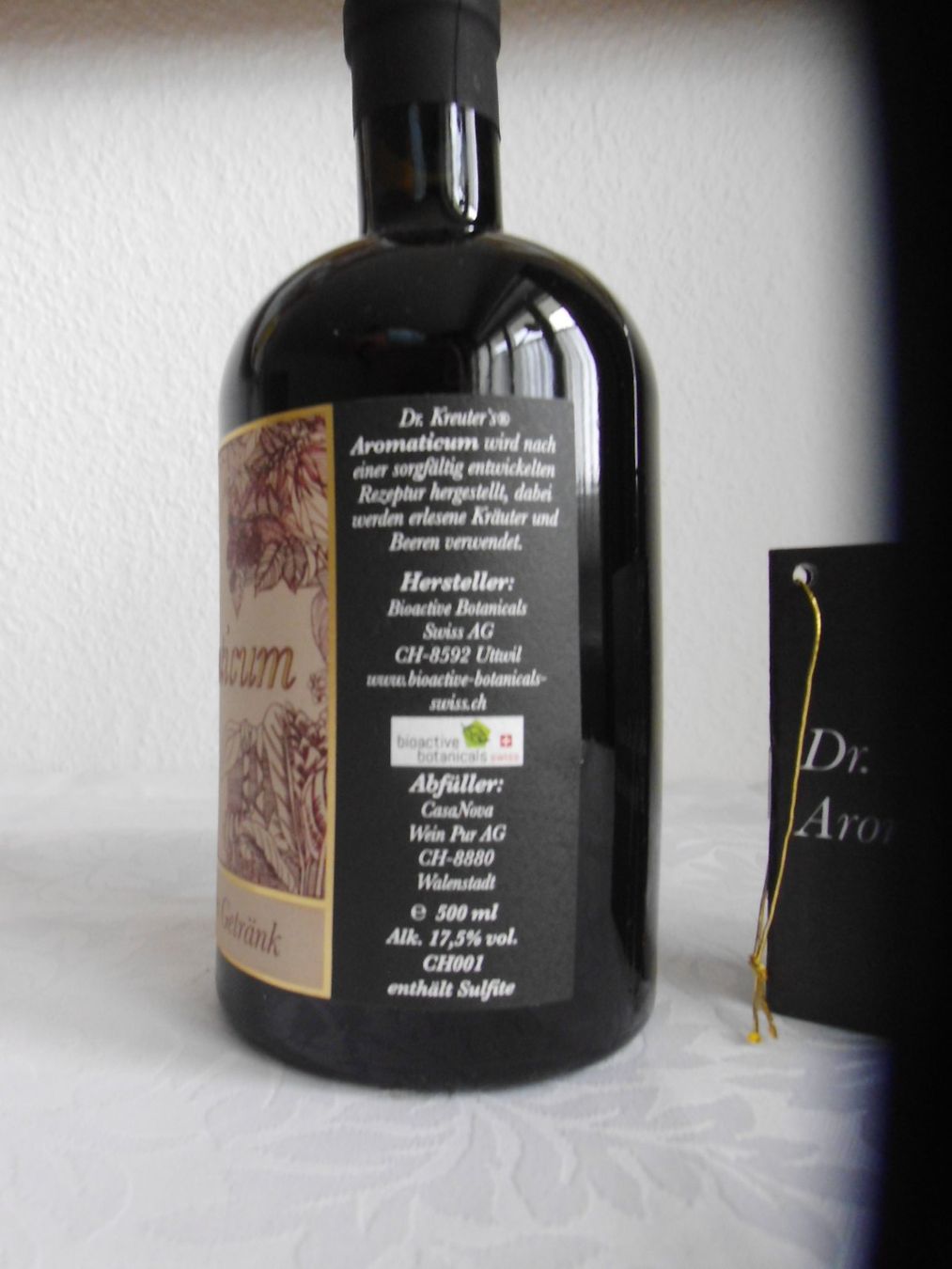 Bevande alcoliche: Aperitiv *NEUHEIT Aromaticum  Auszüge aus Beeren und Kräuter – Nuovo e nell'imballaggio originale da Walenstadt venduto da Pluisa 1