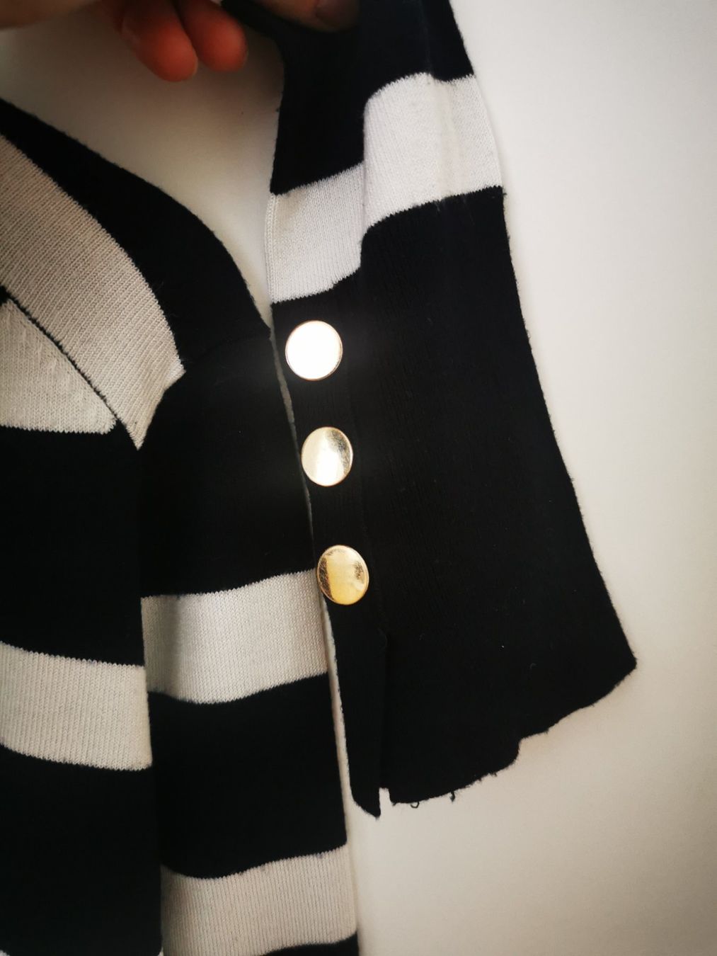 Zara Pulls & Sweat-shirts: Zara Strickpullover, navy-weiss gestreift, Gr. S – D'occasion à Niedergösgen par lil_s6k8 1