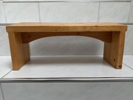 Meditationsbank, Hocker, Holz massiv.