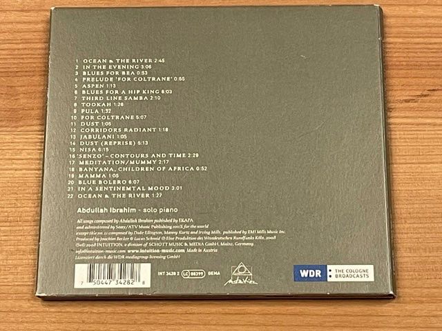 CDs: ABDULLAH IBRAHIM: SENZO - PIANO SOLO - WDR – Neuf (Voir description) à Fahrwangen par Swirl2 3