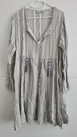 Boho Sommerkleid Gr. S/M Zwillingsherz Ethno Style Kleidchen
