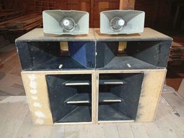 PA SYSTEM- SUB 15 Horn; Mid 10 Zoll; Horn 1 Zoll