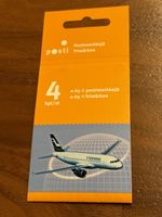 4 Finnland Post Briefmarken 0.65€ Flugzeug Finnair