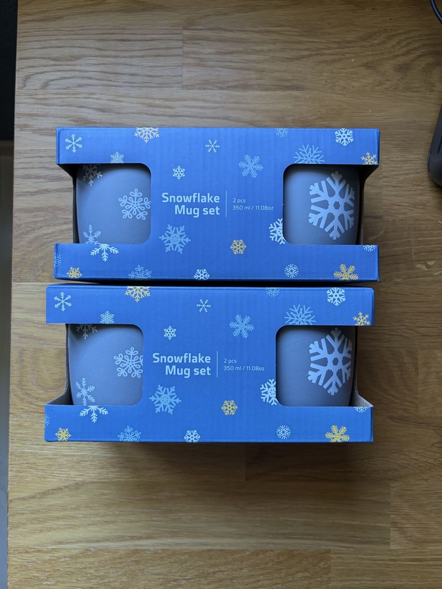 Coop Tasses: Snowflake Mug Set 4x – Neuf avec emballage d'origine à Biel/Bienne par lisalrh 2