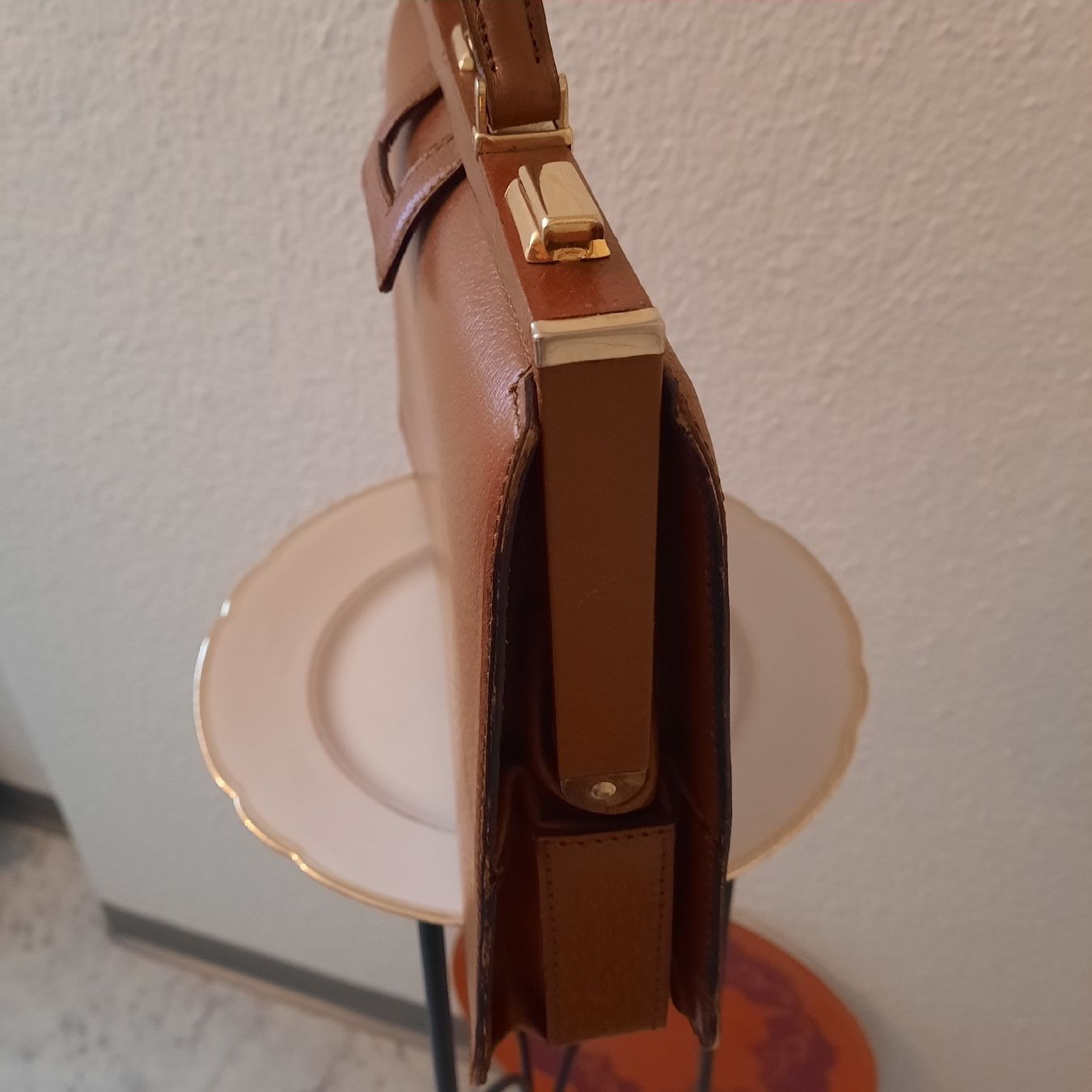 Borse da donna: SCHÖNE VINTAGE LEDERTASCHE. – Usato da Hinwil venduto da Wuschi40 9