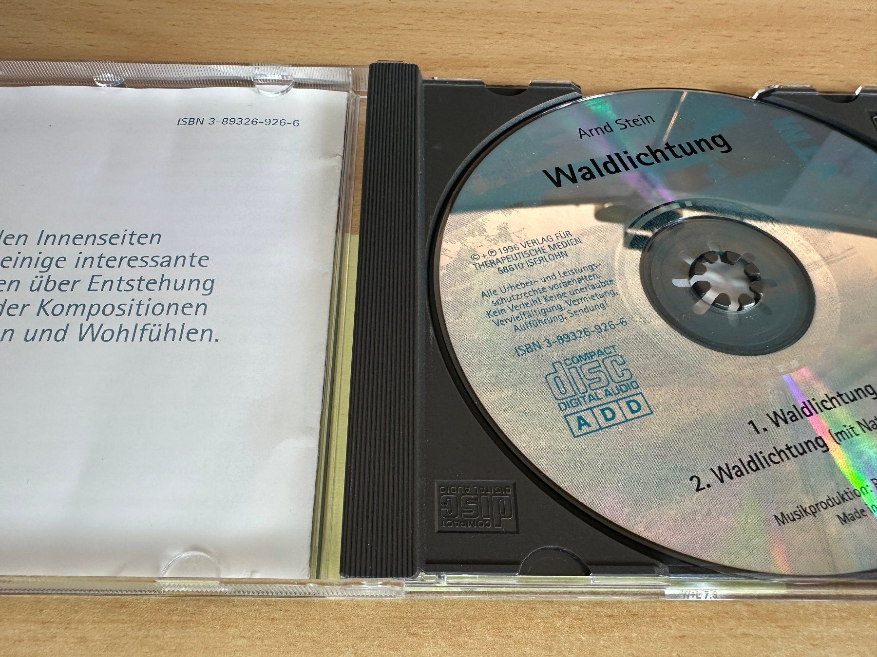 CD: Arnd Stein – Waldlichtung – Usato da Rikon im Tösstal venduto da Alpenmutz 2