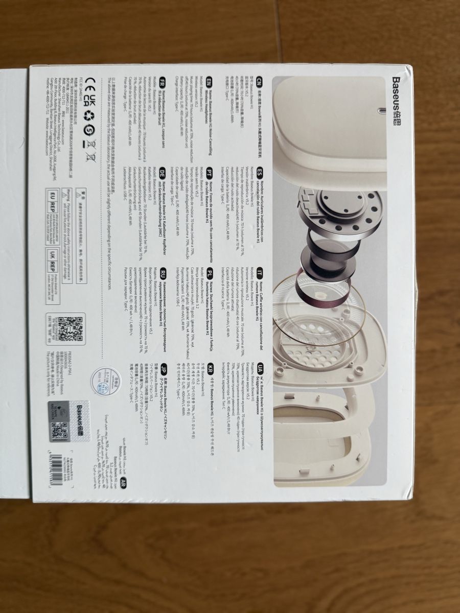 Cuffie: Originalverpackte Baseus H1 Bowie Noise Cancelling Kopfhörer – Nuovo e nell'imballaggio originale da Rorbas venduto da sei_9qyv 5