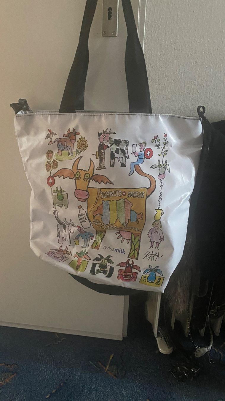 Taschen für Damen: Einkaufstasche mit Kühen – Gebraucht aus luzern von bar_5gtr 1