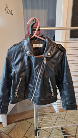Mädchen Lederjacke 