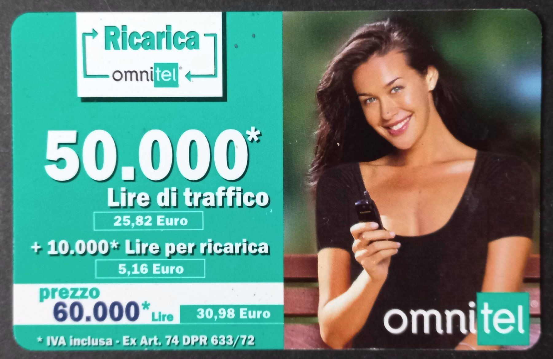 Schede telefoniche: Taxcard Phonecard - omnitel - I – Usato da Niederuzwil venduto da lubimaja