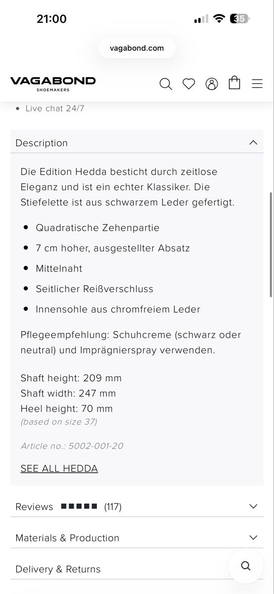 Vagabond Scarpe da donna: Vagabond Hedda, neu – Nuovo (secondo la descrizione) da Hilterfingen venduto da lavendu 4