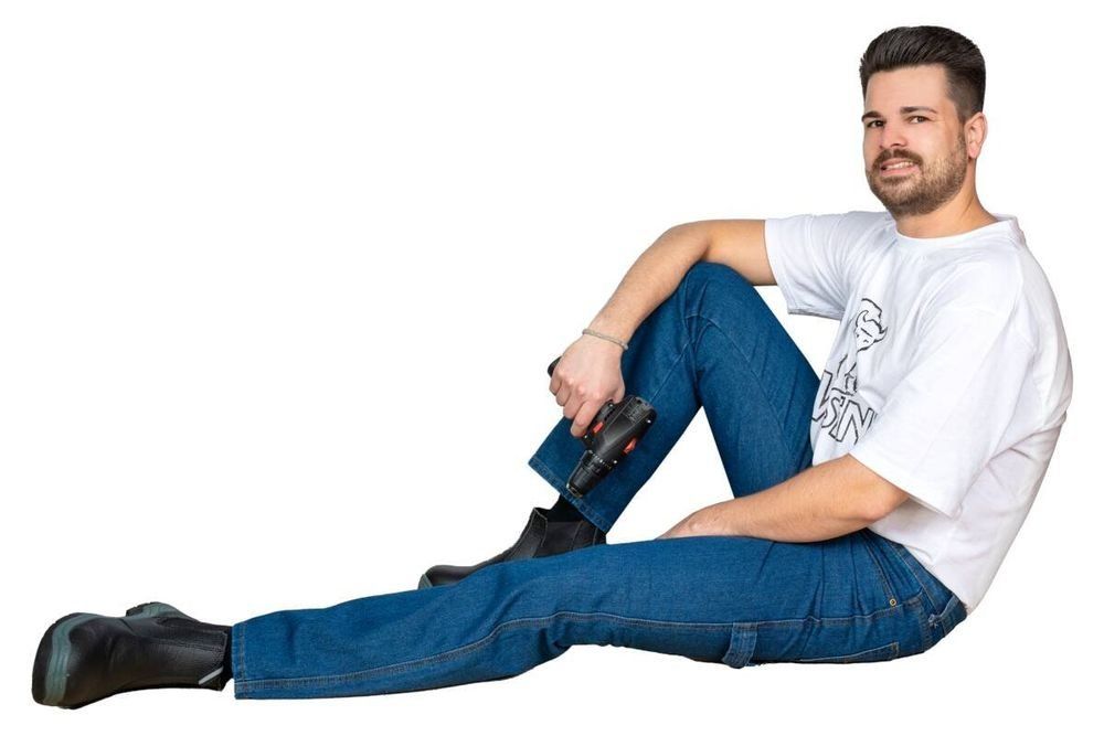 Jeans: Arbeitsjeans Farbe Blau, Gr. 29 Bundweite ca. 110cm – Nuovo e nell'imballaggio originale da Koppigen venduto da Werkzeugladen 2