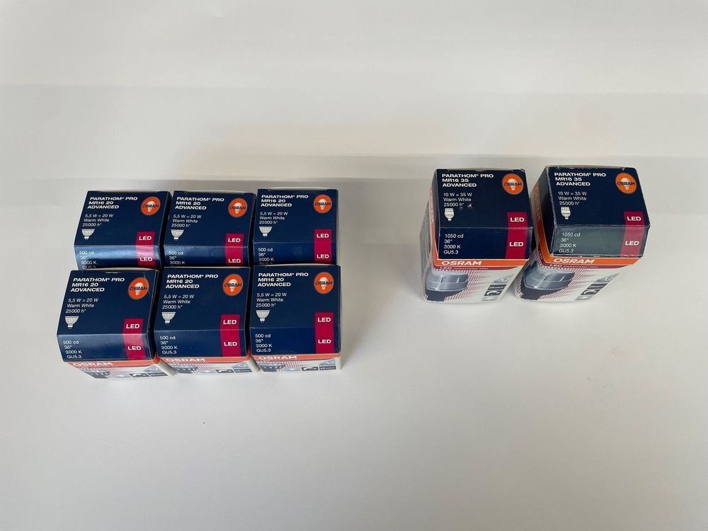 Osram Lampade: Osram LED Leuchtmittel MR16 (8 Stück) – Nuovo e nell'imballaggio originale da Neunkirch venduto da liquidationen_8152