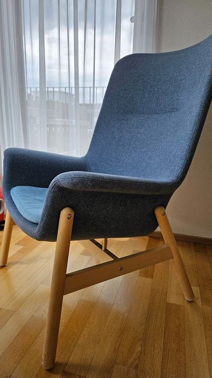 IKEA Sessel blau (VEDBO) Kaufen auf Ricardo