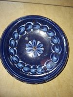 Kleine Schale blau mit Muster guter Zustand