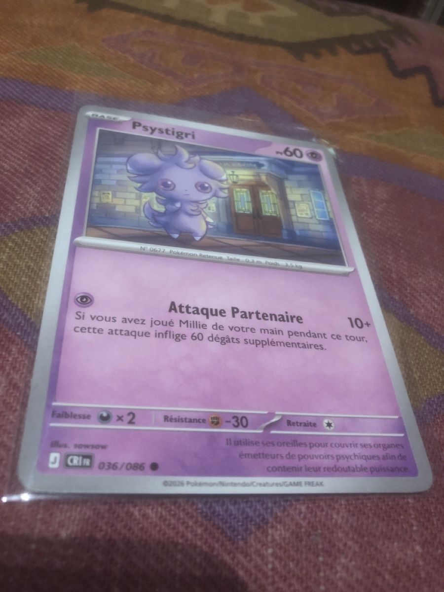 Pokémon Carte collezionabili: Psystigri (FR) – Nuovo (secondo la descrizione) da Lausanne venduto da fransadpop