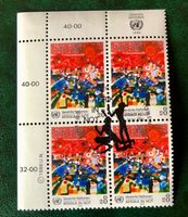 4 er Block Nations Unies gestempelt  ﻿Siehe Original Fotos. 