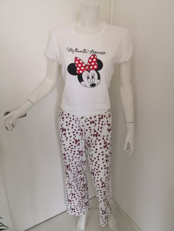 🤩H&M & DISNEY MINI-MAUS PYJAMA HOSE & T-SHIRT MIT STRASS