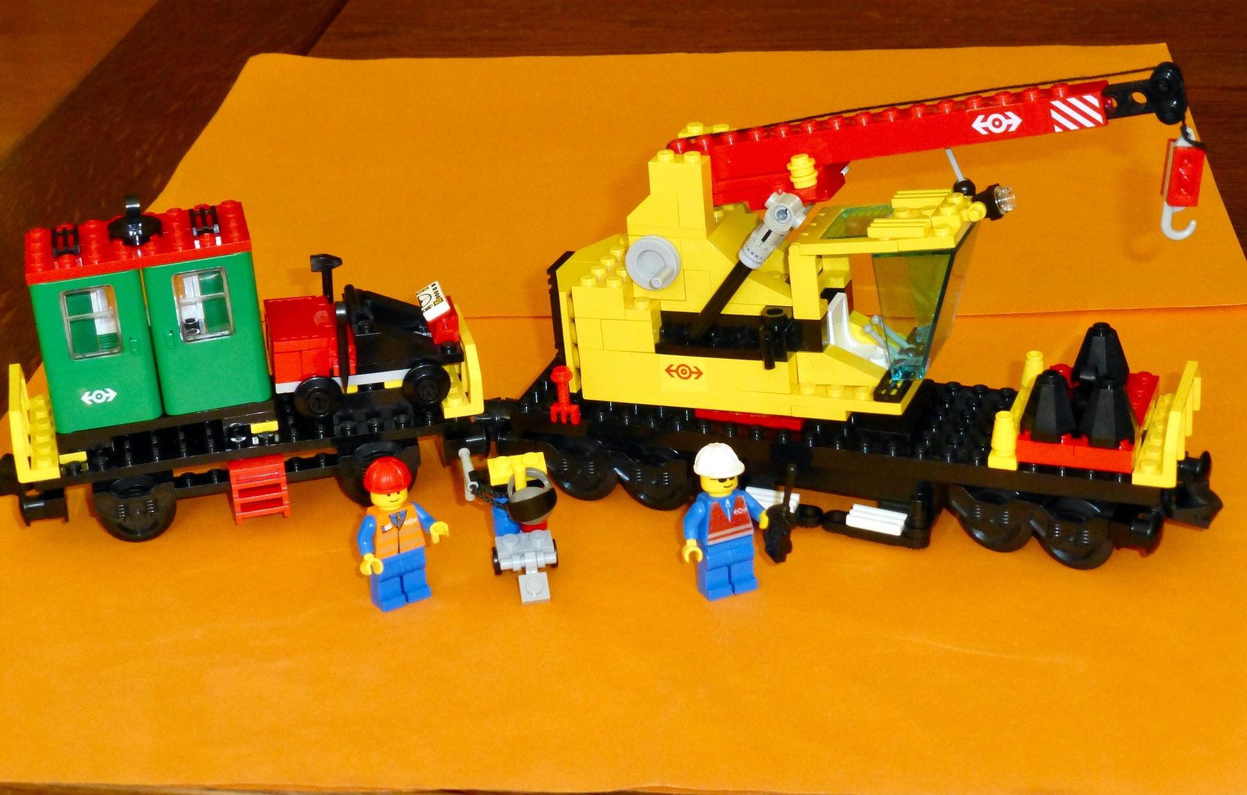 Lego Giocattoli: Lego Eisenbahn/ 4552 Kranwaggon – Usato da Langnau am Albis venduto da Maugli