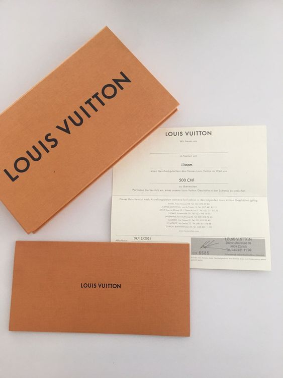 Louis Vuitton Gutschein Kaufen