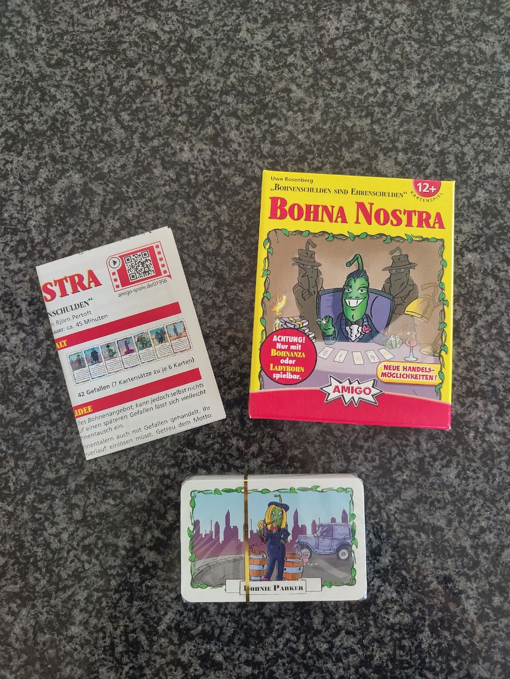 Amigo Spiele: Originalverpacktes Bohna Nostra (Bohnanza Erweiterung)  – Neu (gemäss Beschreibung) aus Meisterschwanden von Boni4