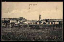 AK Andelfingen, Ortsansicht mit Kirche