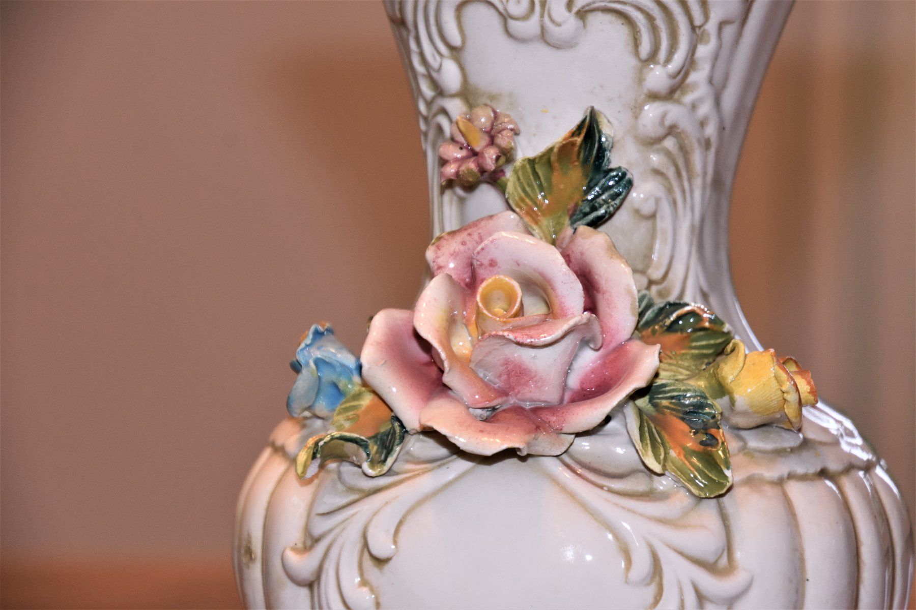 Vasen & Gefässe: Wunderschöne   Vase, handbemalt aus ITALIEN – Gebraucht aus zollikerberg von Momi6 1