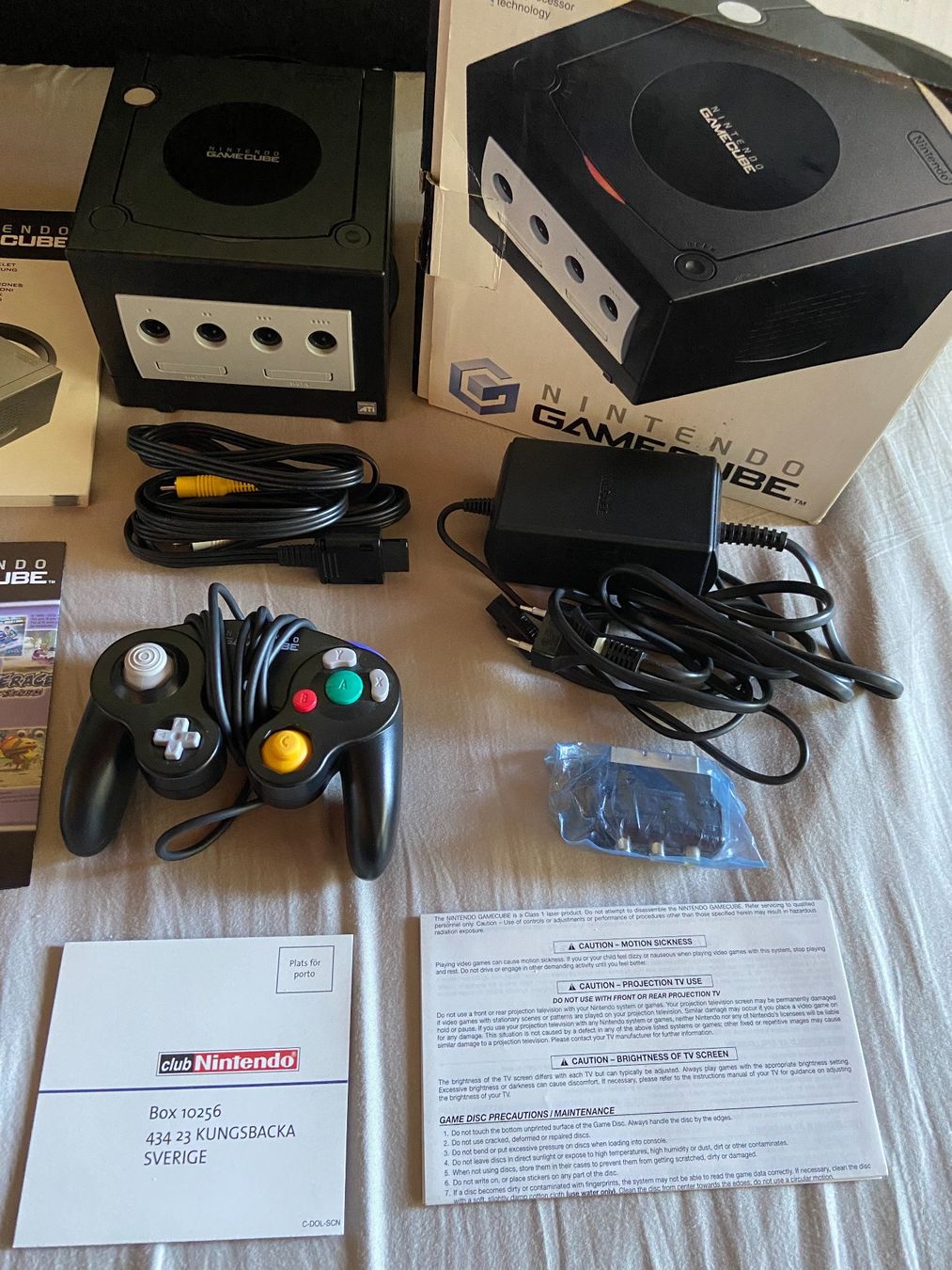 Nintendo Konsolen: Nintendo Gamecube in OVP inkl. Controller, Memory Card, Game – Gebraucht aus Balsthal von  1