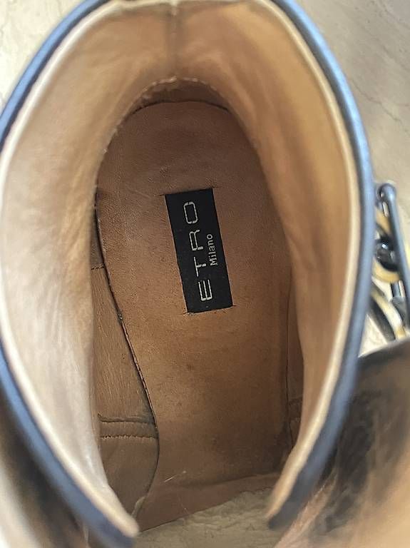 Etro Scarpe da donna: ETRO Leder Stiefeletten – Usato da Unterägeri venduto da RicKat 3