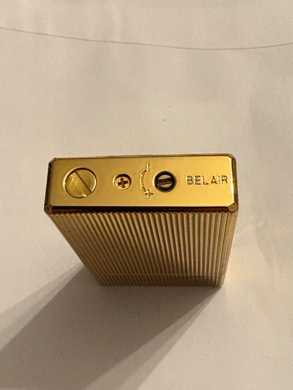 Accendini: Briquet ancien doré ,gaz – Usato da Crans  Montana venduto da proff 3
