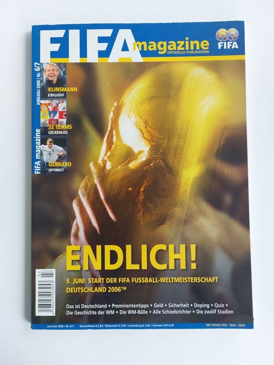 FIFA Magazine - Ausgabe Juni/Juli 2006 (Gebraucht) in Binningen für CHF ...