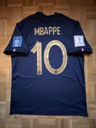 Original Mbappe Frankreich WM 2022 Trikot L