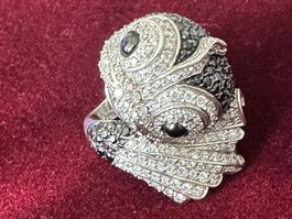 Ultima Edizione Wunderschöner, schwerer Ring 925er Silber