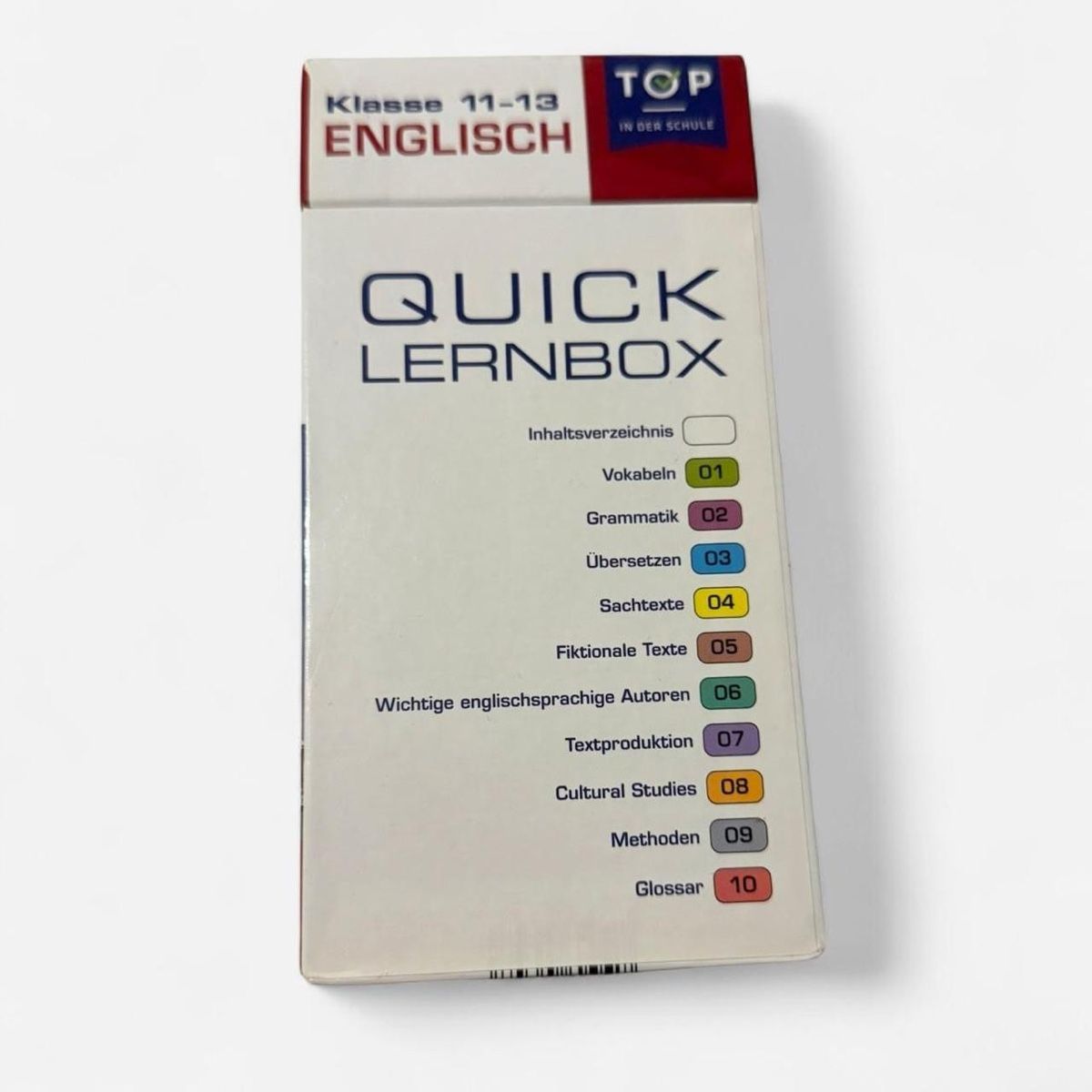 Sonstiger Schulbedarf: Quick Lernbox English class 11-13, 250 flashcards – Neu und originalverpackt aus Basel von 1moonstar 2