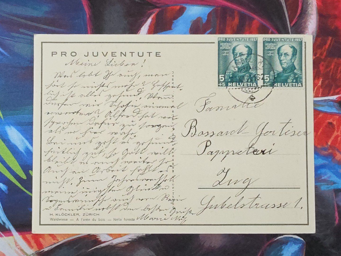 Tutti i francobolli: CL33 Carte Postale + Timbre Suisse 1962 – Usato da Cousset venduto da Patrick_Collections