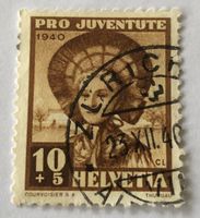 PRO JUVENTUTE  BRIEFMARKEN GESTEMPELT   