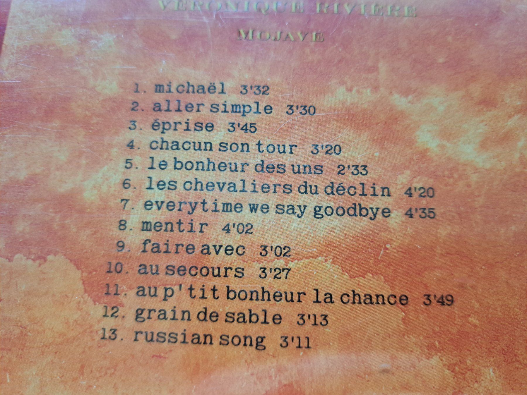 CD: CD Véronique Rivière - Mojave – Usato da Pully venduto da bro_n52j 2