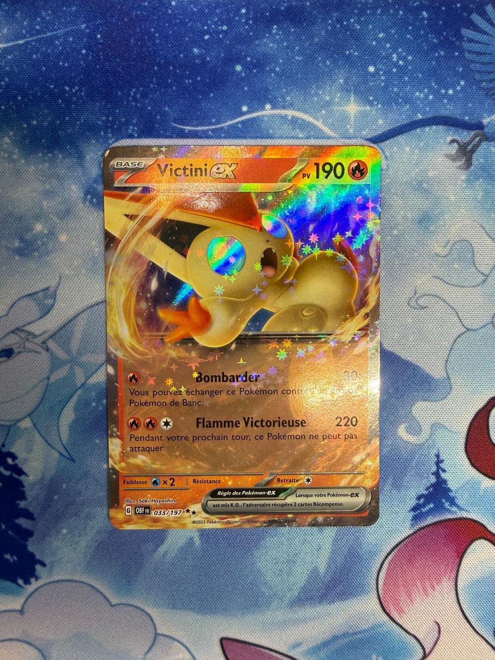 Pokémon Carte collezionabili: Victini EX - OBF 033 FR – Nuovo (secondo la descrizione) da Courgenay venduto da ScamBoxOff