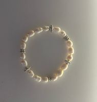 NEU! ARMBAND mit Süsswasserperlen.